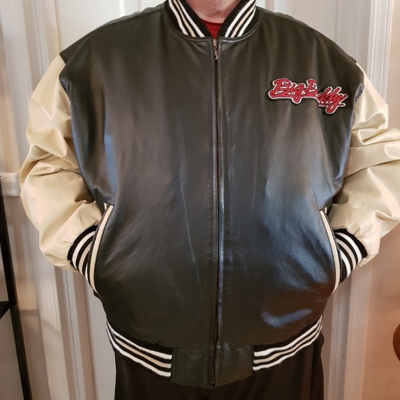 BIG DADDY Two Tone Leather Jacket - Picture 13 of 13